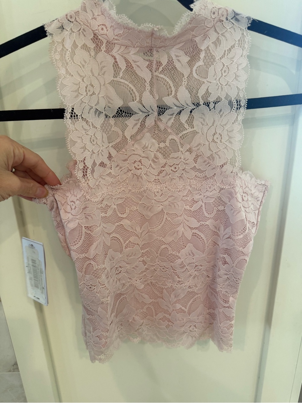 GUESS Blush Pink Lace Camisole